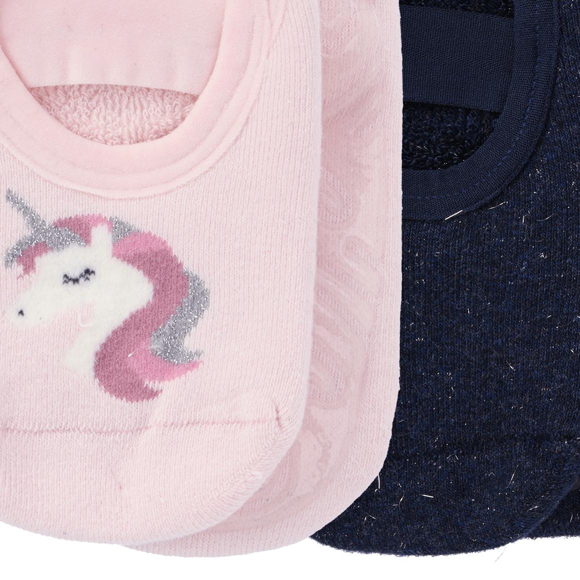 2 Paar Mädchen Stoppersocken mit Gummizug