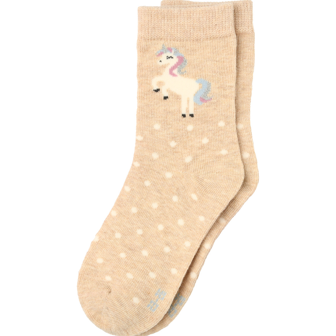 3 Paar Mädchen Socken mit Einhorn-Motiven
