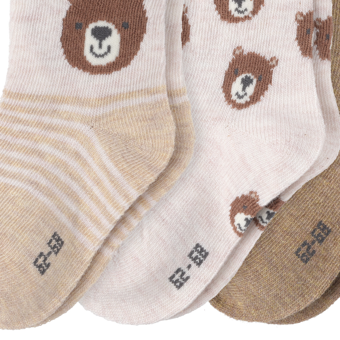 Set van 3 paar babysokjes