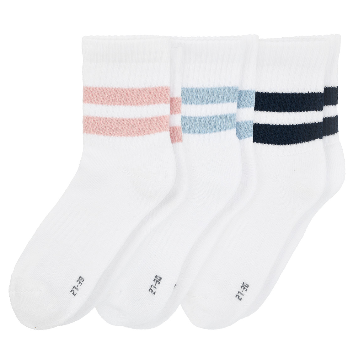 3 Paar Mädchen Sport-Socken