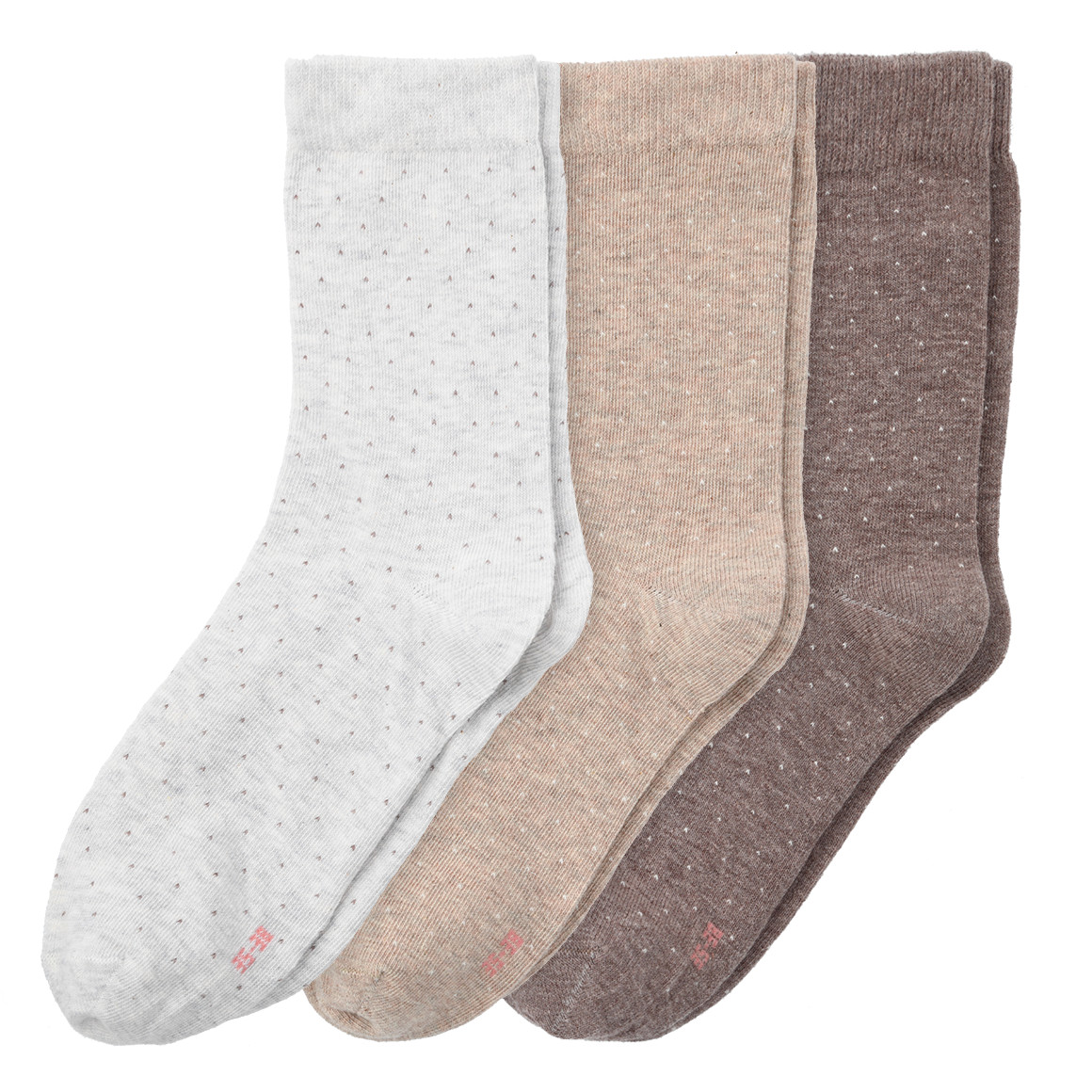 3 Paar Damen Socken mit Baumwolle