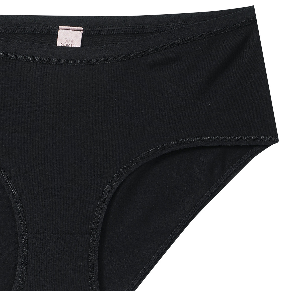 4 damesslipjes in effen kleuren
