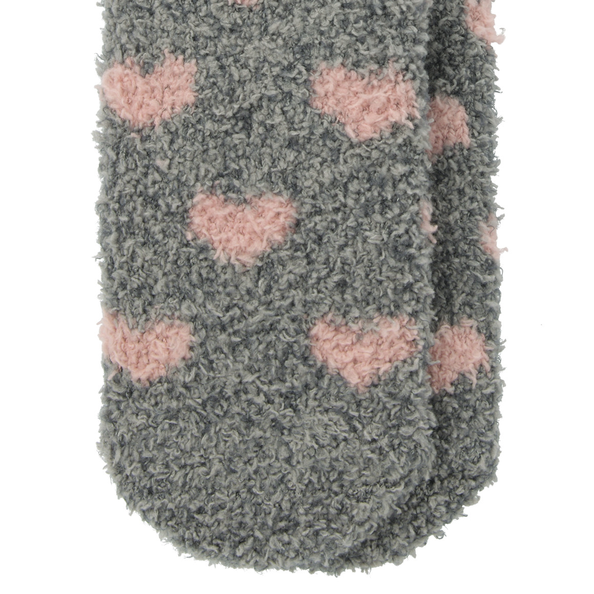 1 Paar Damen Kuschelsocken mit Herzen