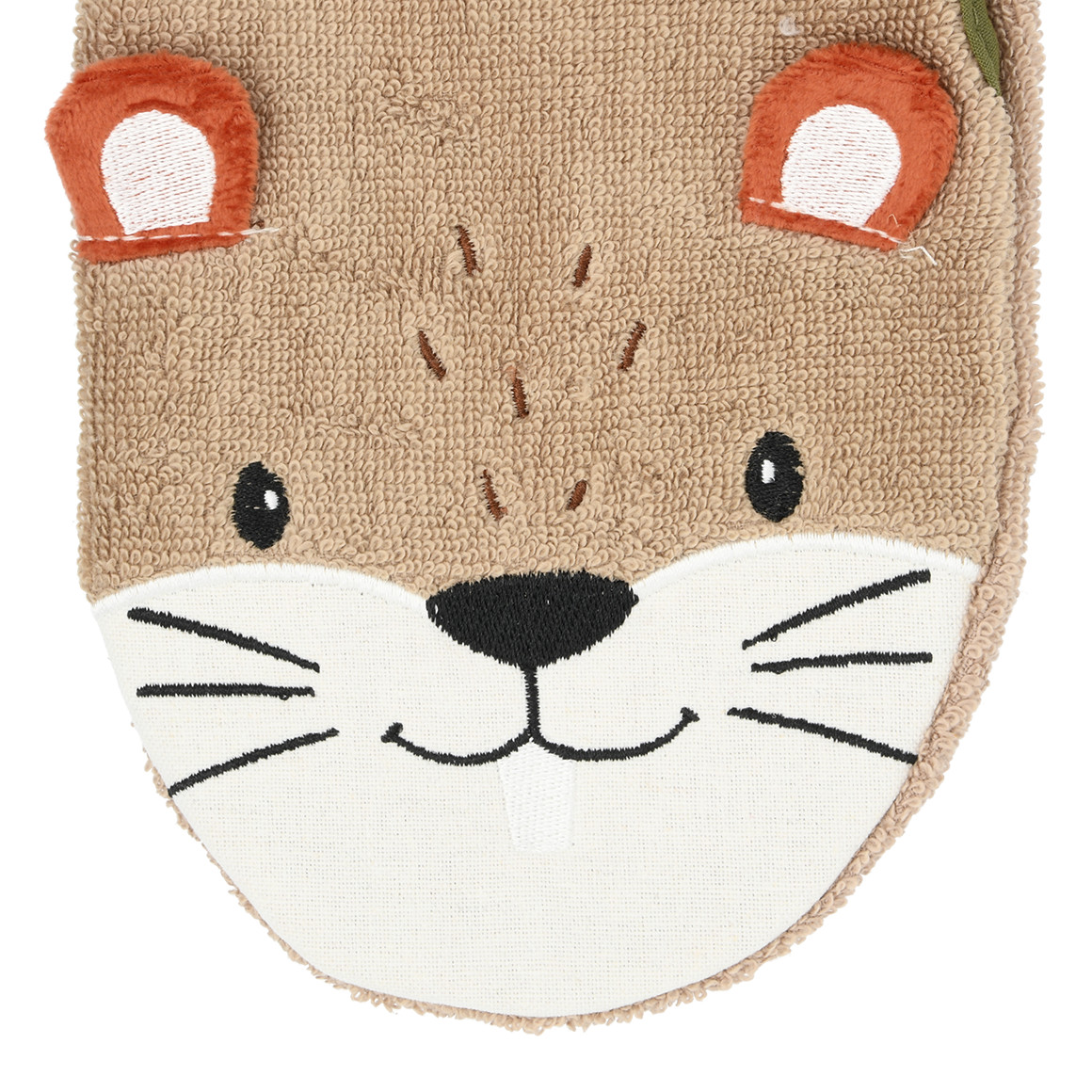 Waschhandschuh Biber