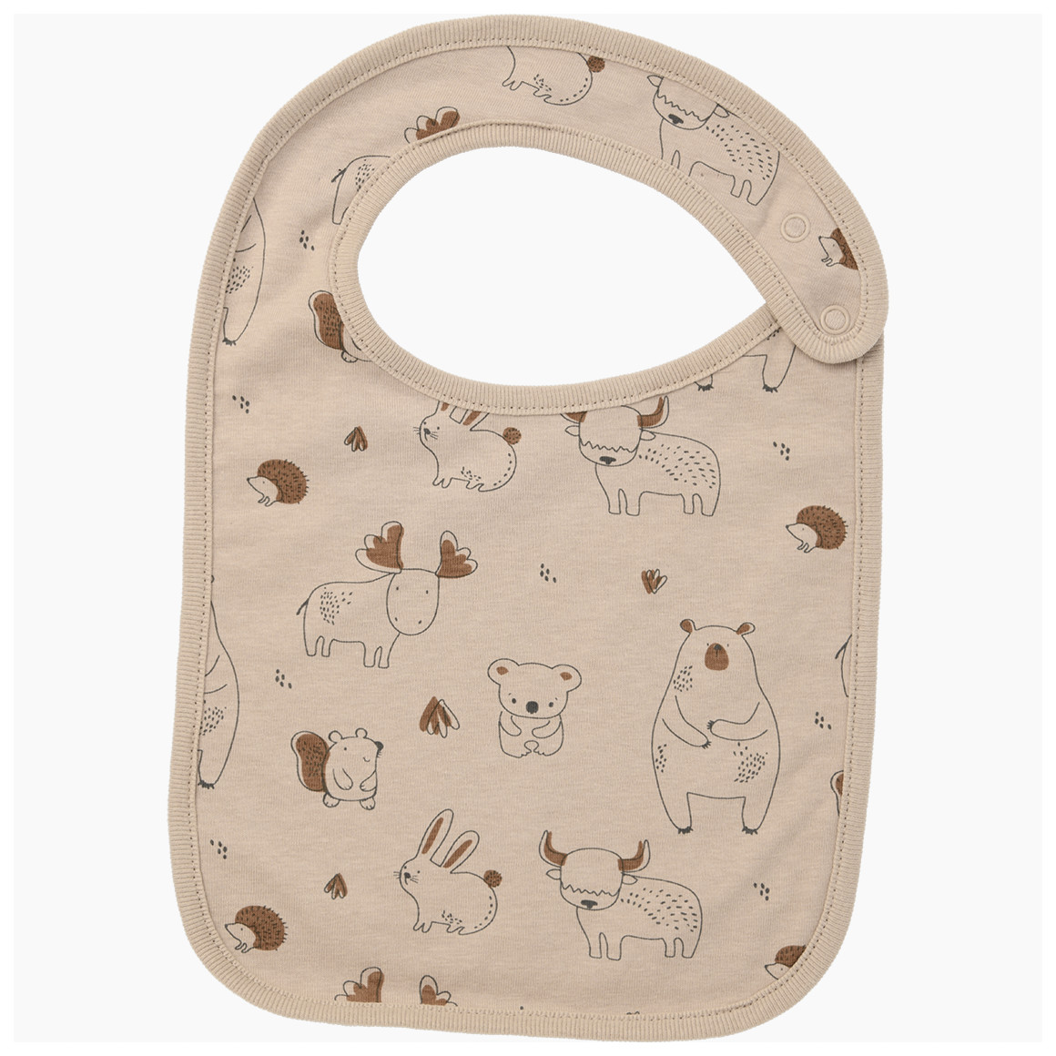 3 Baby Lätzchen mit Tier-Motiven
