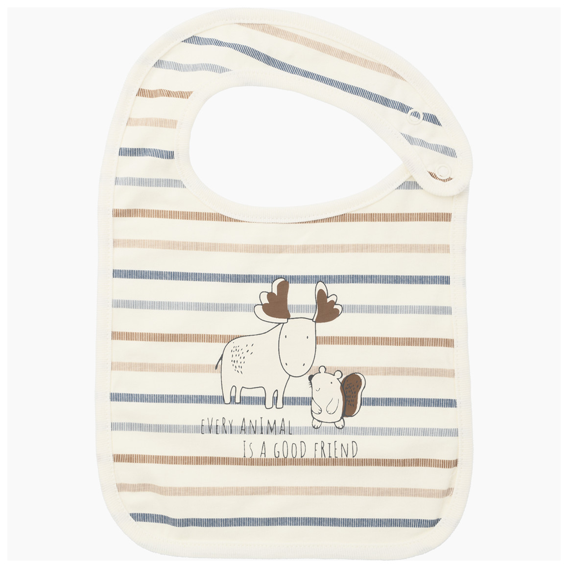 3 Baby Lätzchen mit Tier-Motiven