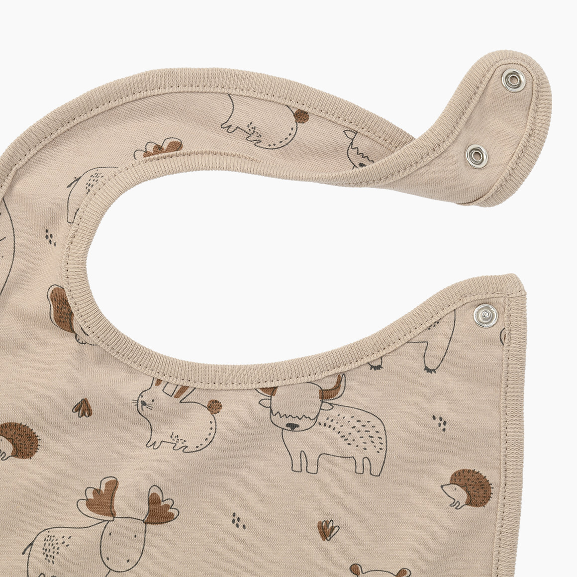 3 Baby Lätzchen mit Tier-Motiven
