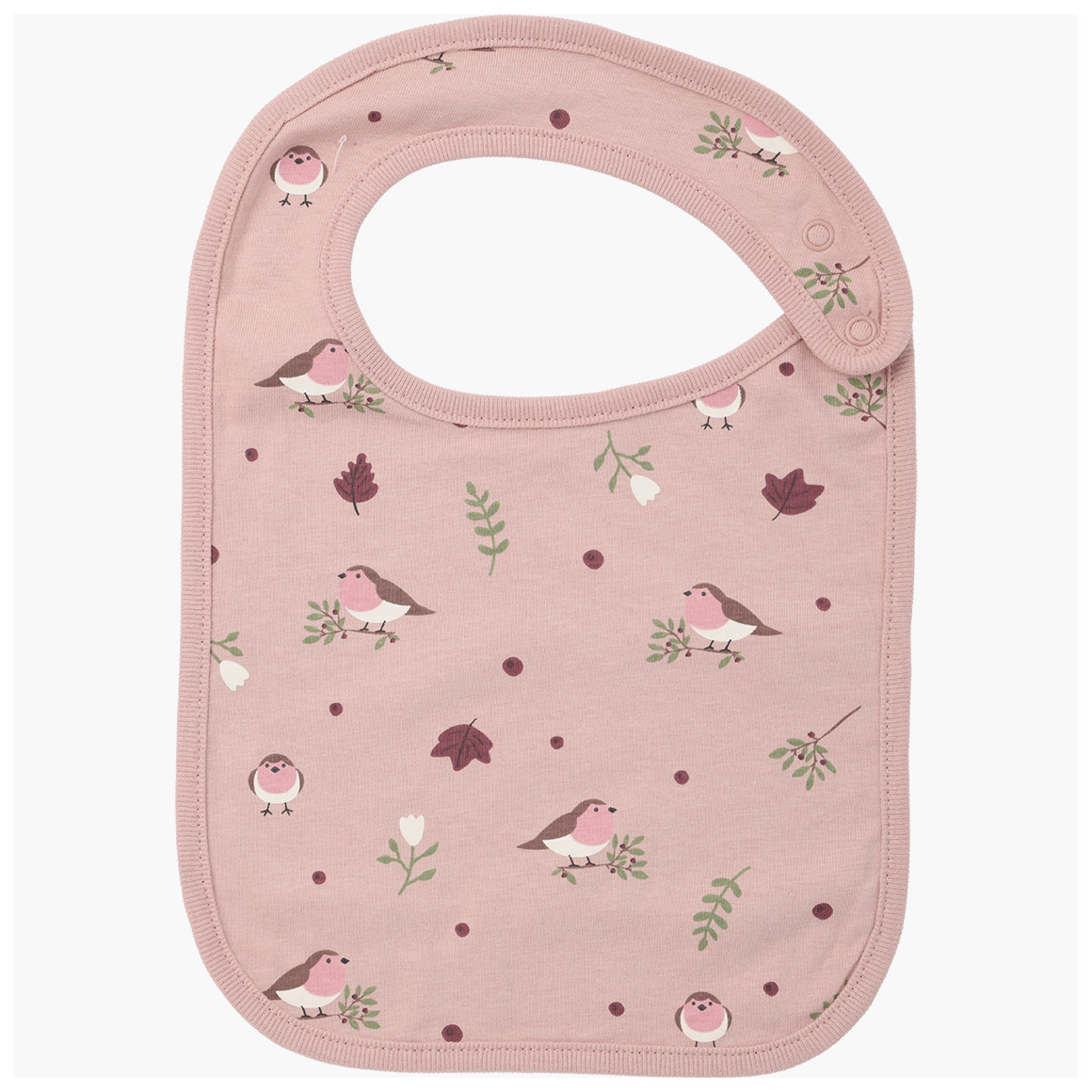 3 Baby Lätzchen mit Blumen-Motiven