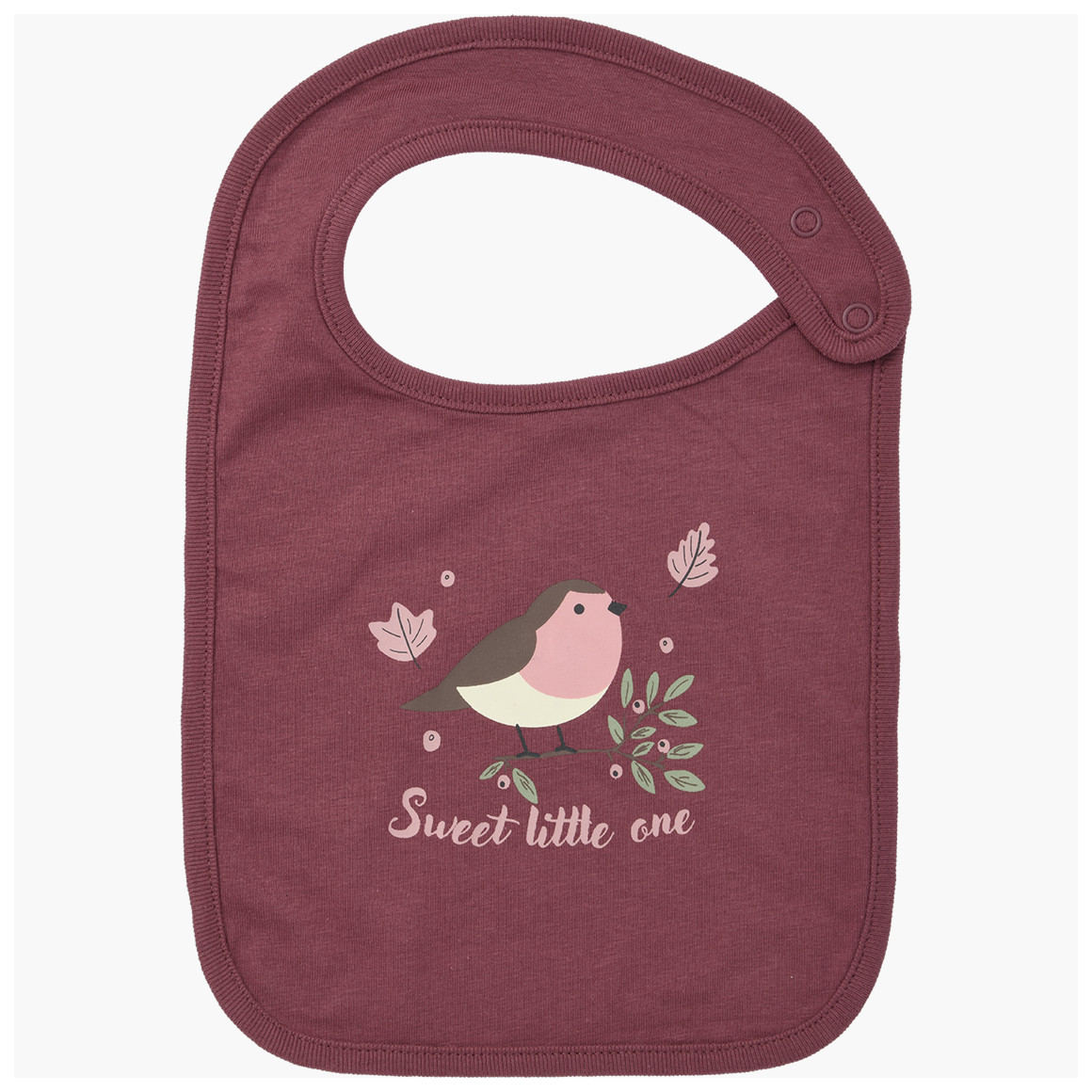 3 Baby Lätzchen mit Blumen-Motiven