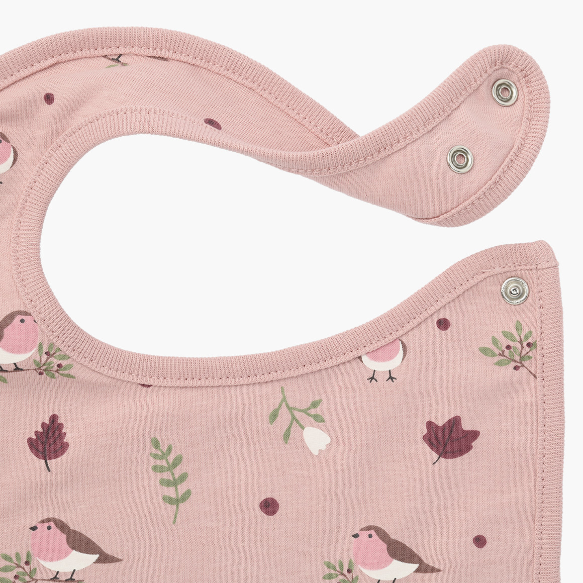 3 Baby Lätzchen mit Blumen-Motiven