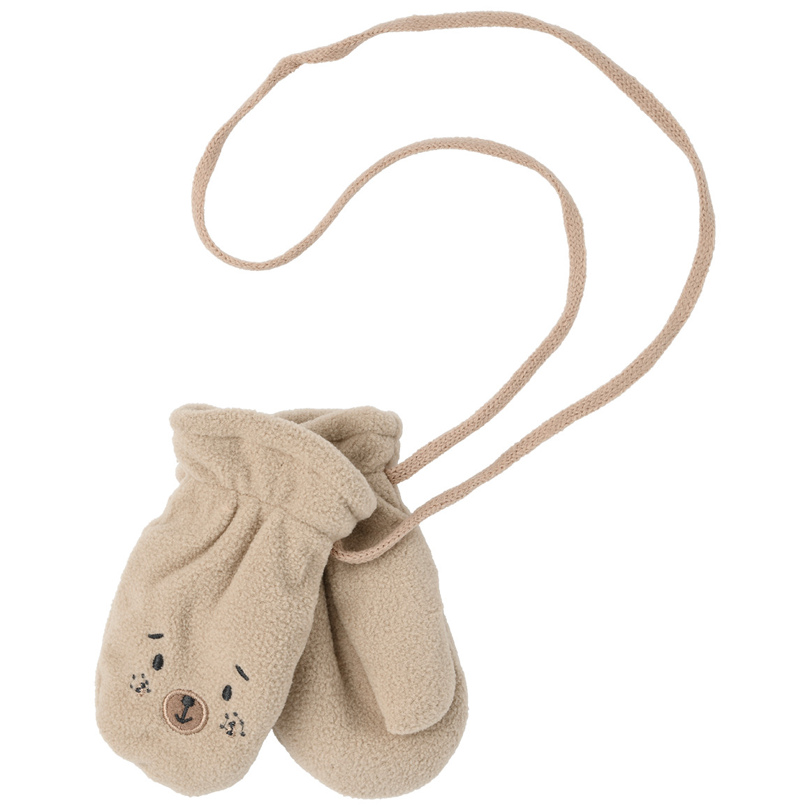 Fleece-wanten voor baby's met pluche voering