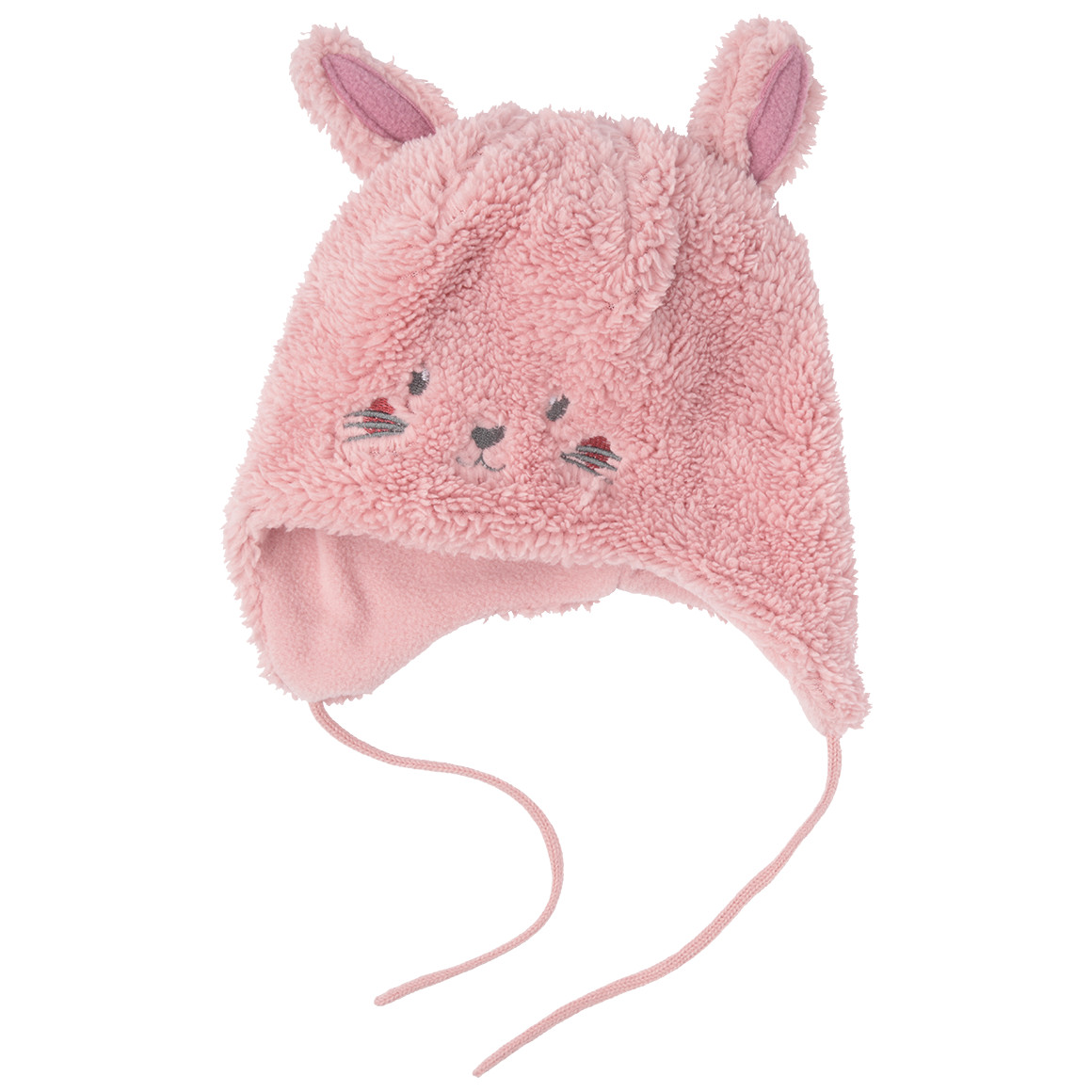 Baby Mütze mit Plüsch