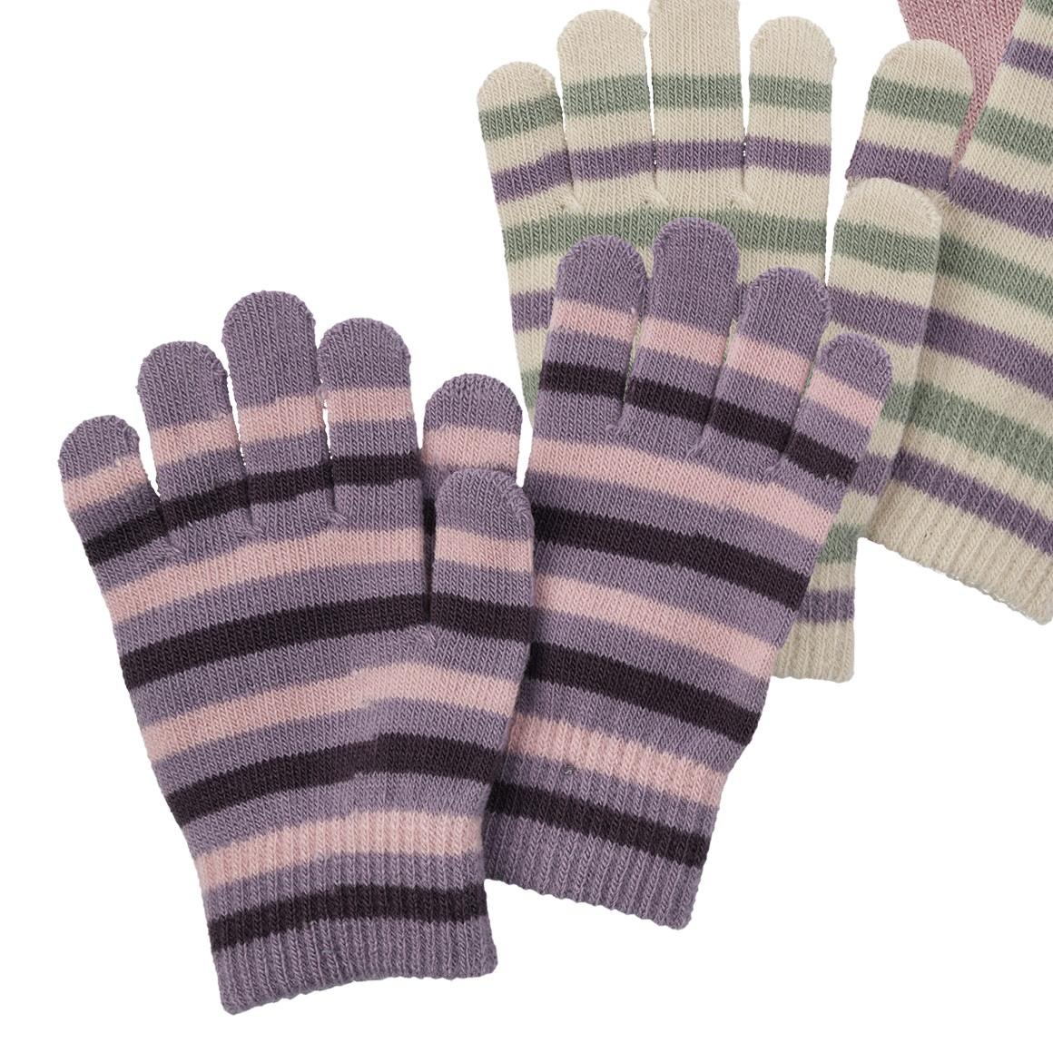 3 Paar Mädchen Handschuhe im Set