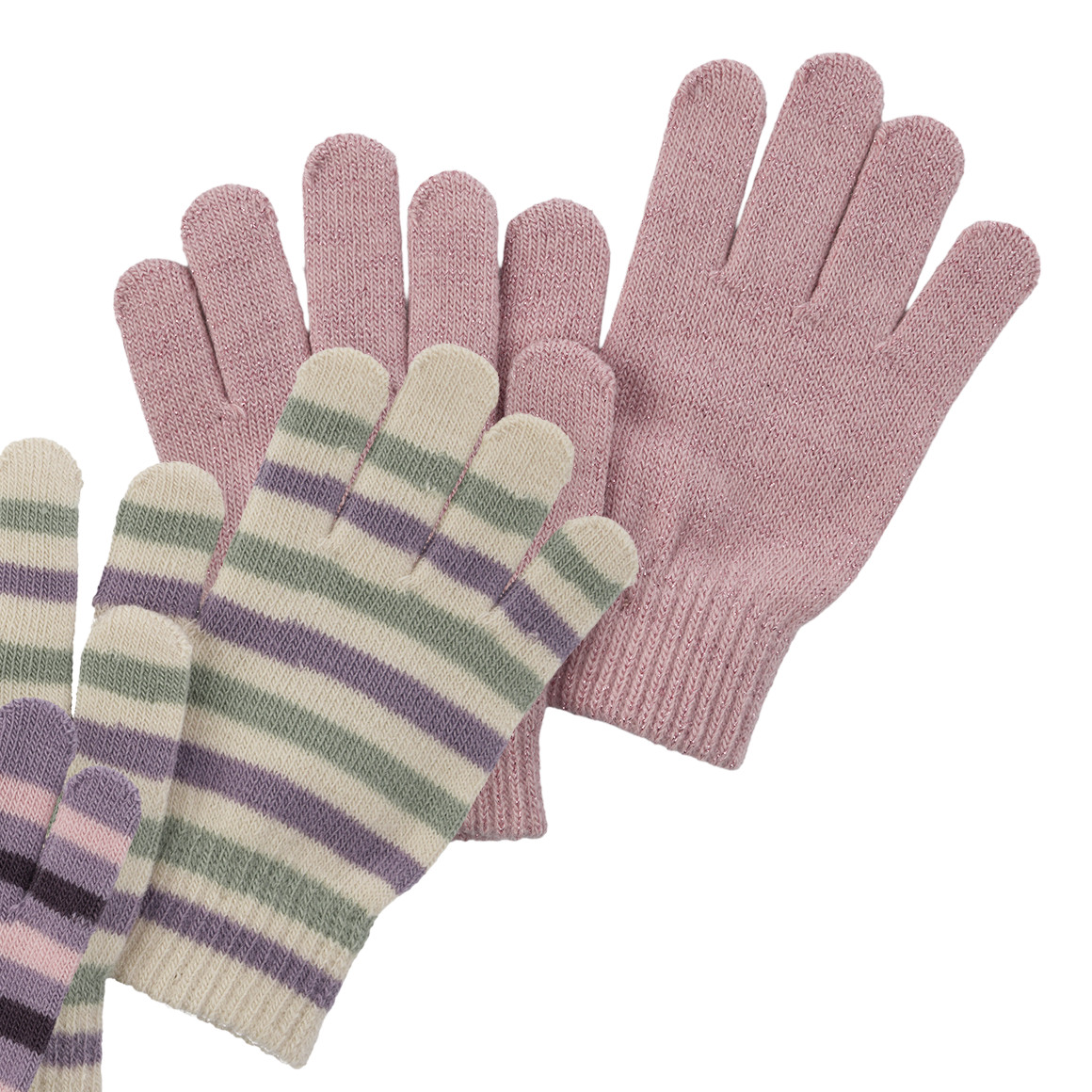 3 Paar Mädchen Handschuhe im Set