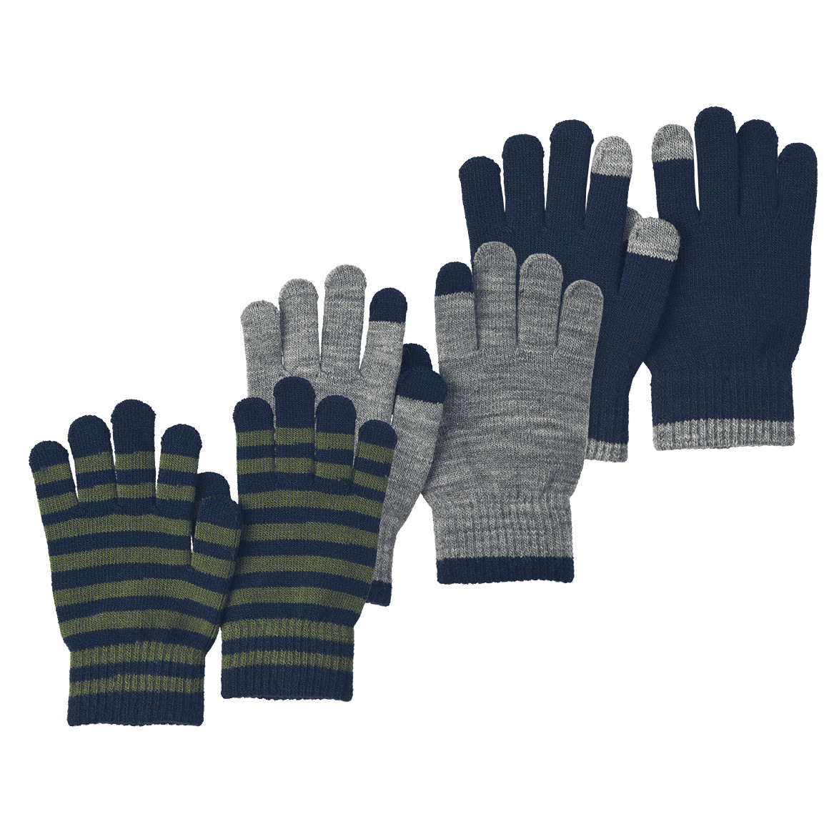3 Paar Kinder Handschuhe im Set