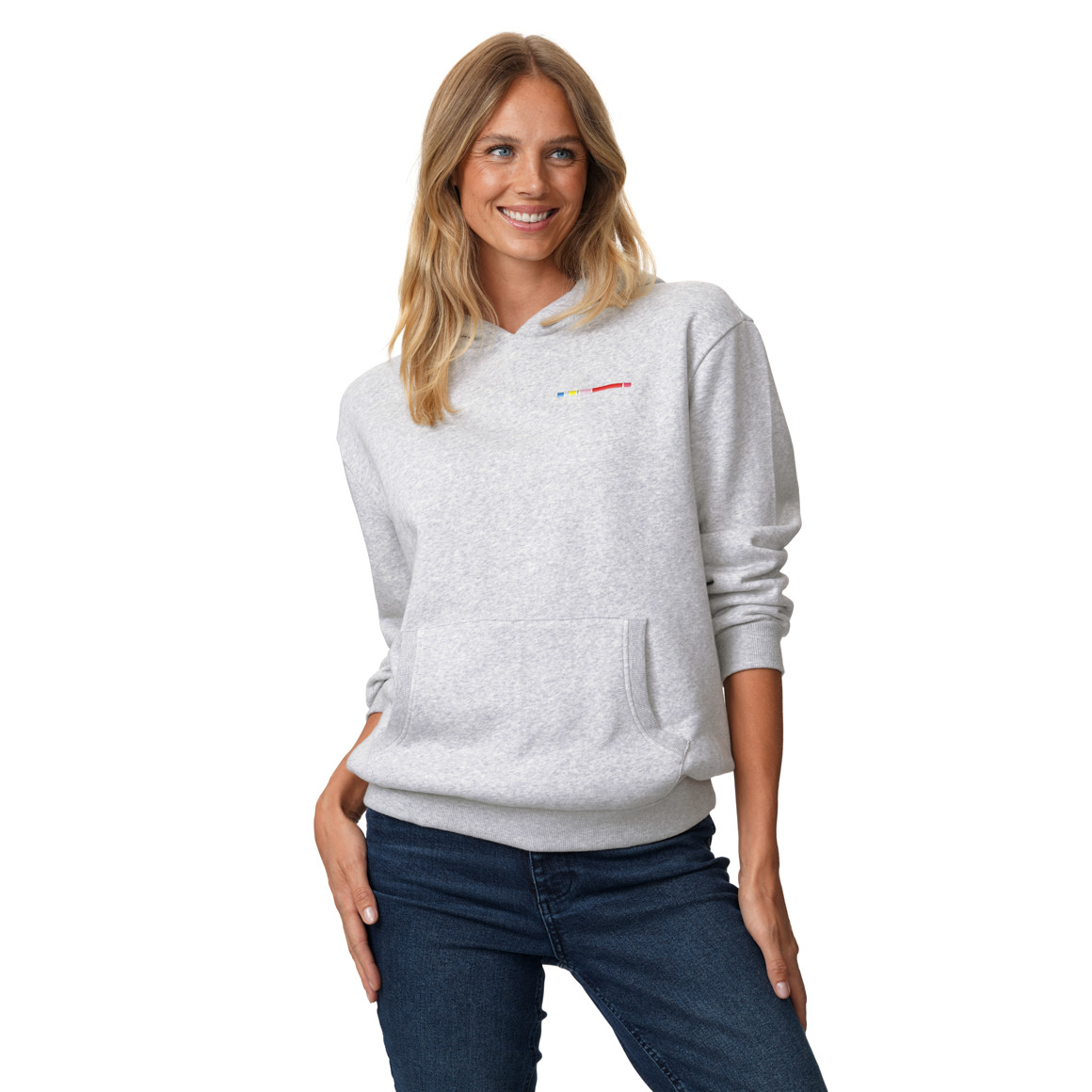 Damen Hoodie mit Stickerei