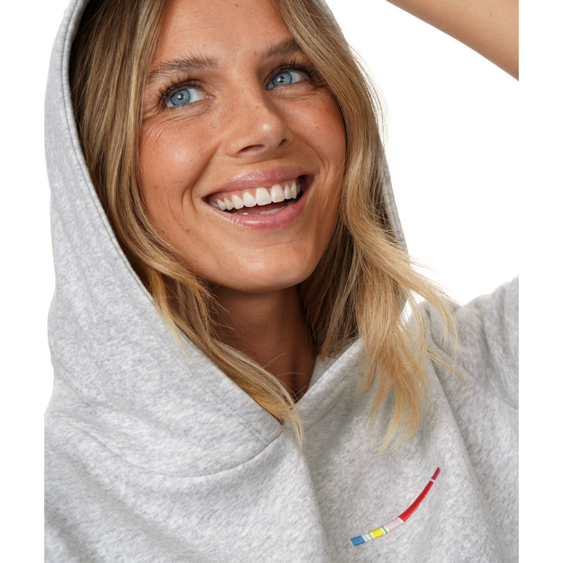 Damen Hoodie mit Stickerei