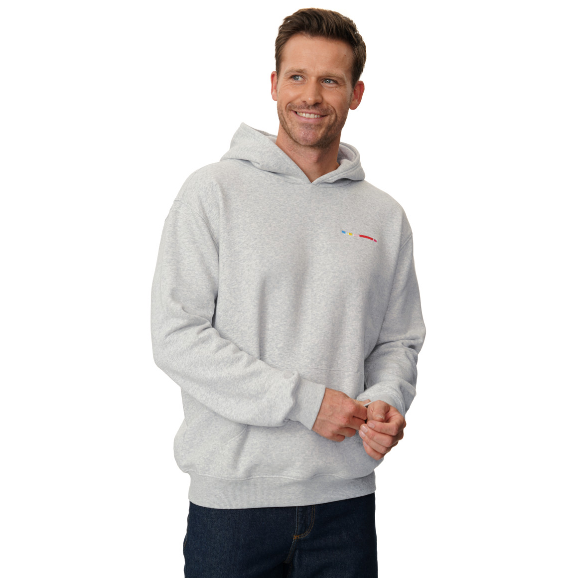 Herren Hoodie mit Stickerei