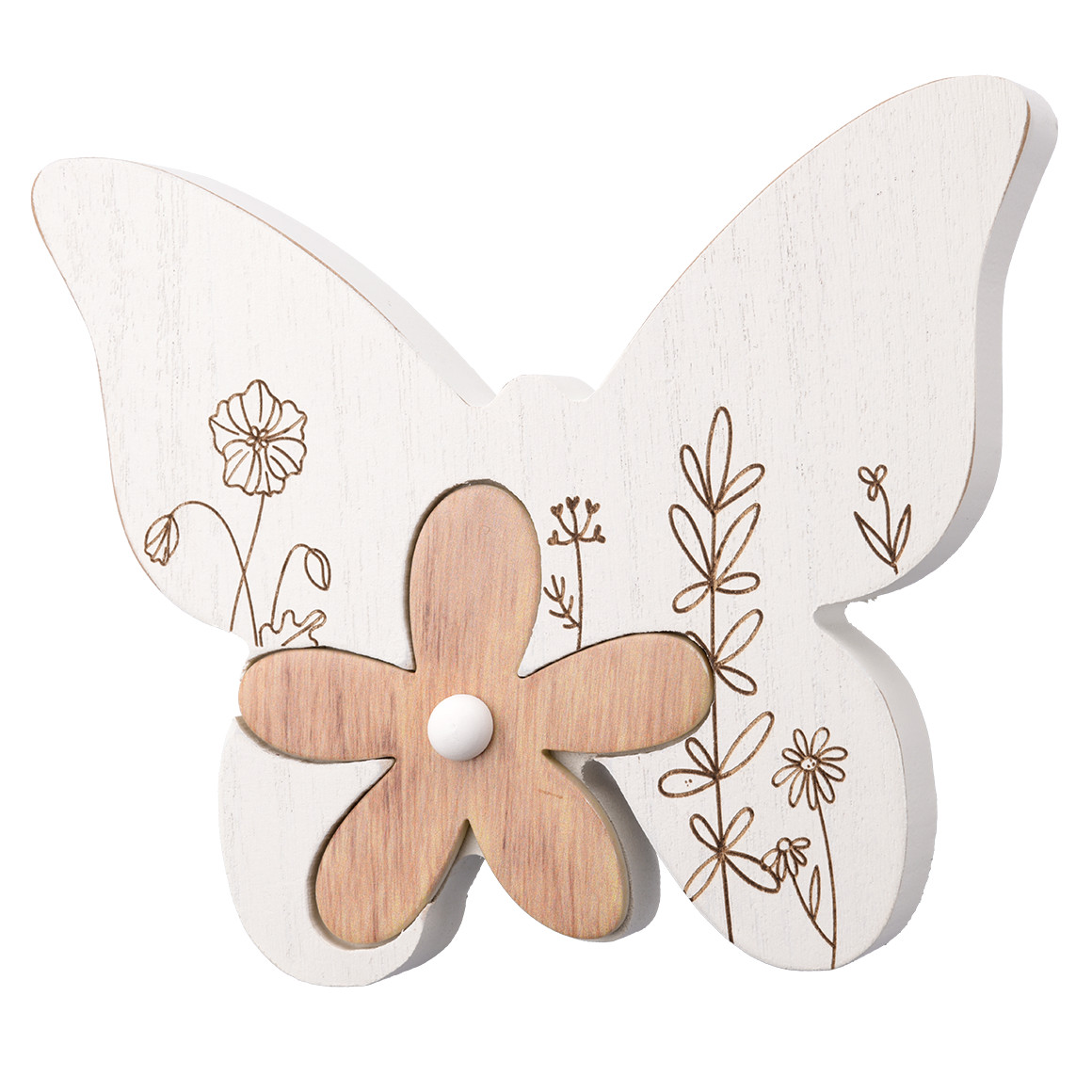 5D Diamond Painting Schmetterling - DIY Diamant Malerei Set Mit Blumen & Kristallen