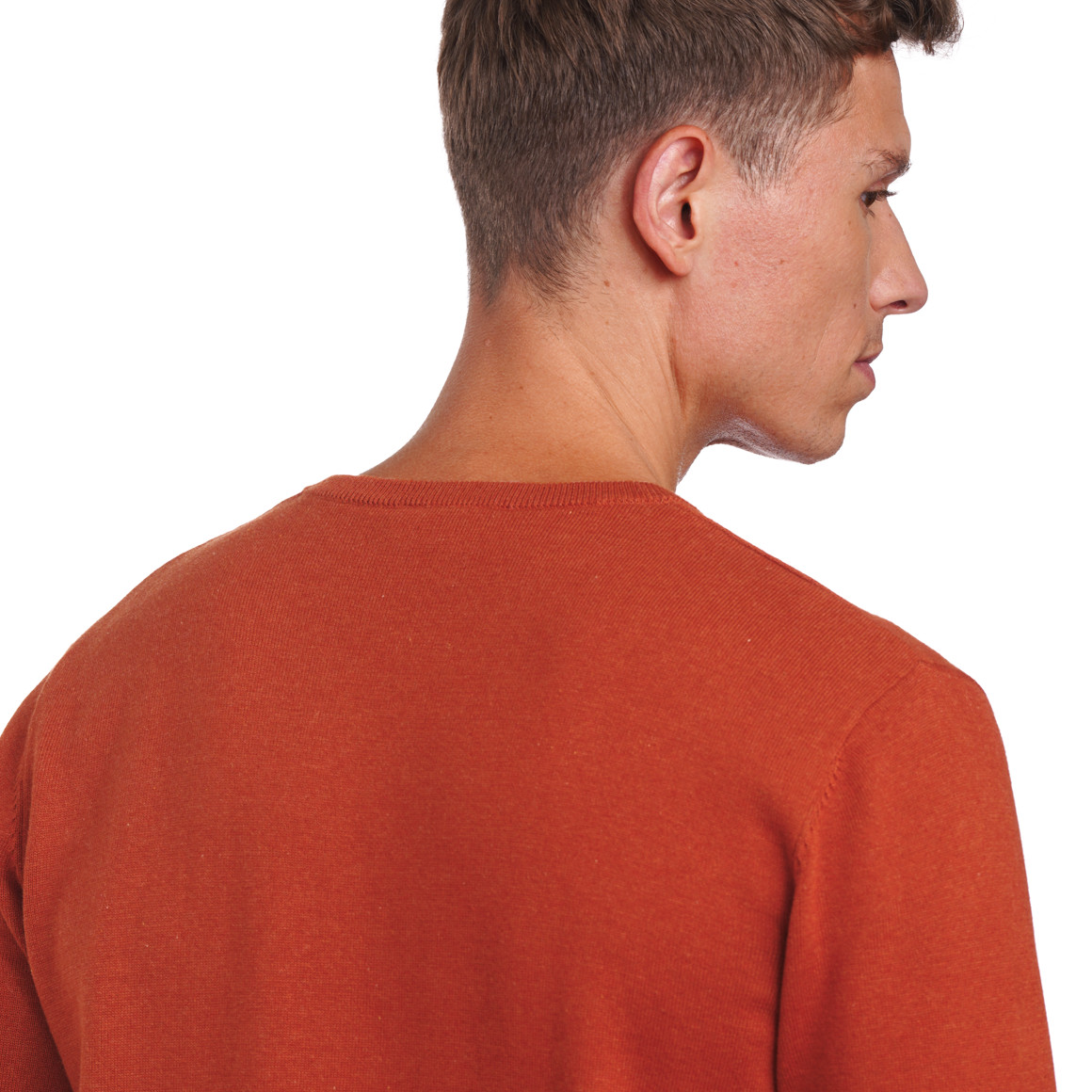 Herren Feinstrickpullover mit V-Ausschnitt