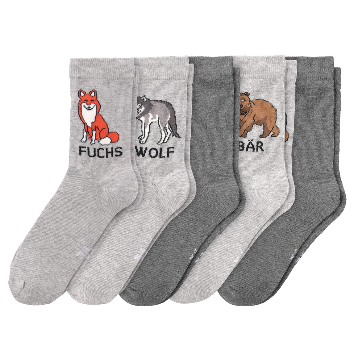 5 Paar Jungen Socken mit Tier-Motiven | Ernsting\'s family