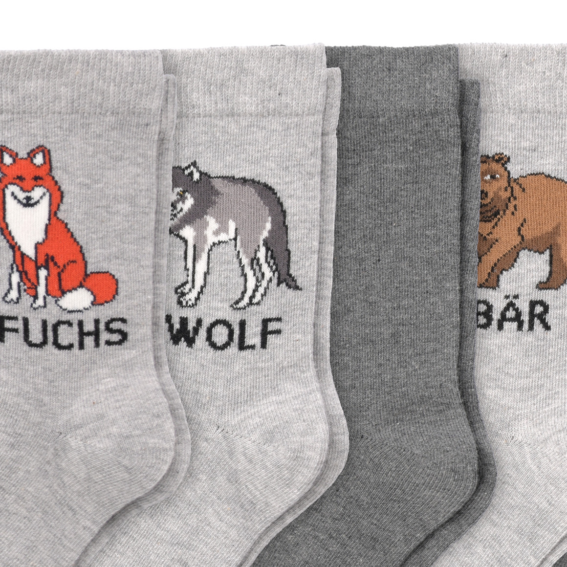 5 Paar Jungen Socken mit Tier-Motiven | family Ernsting\'s