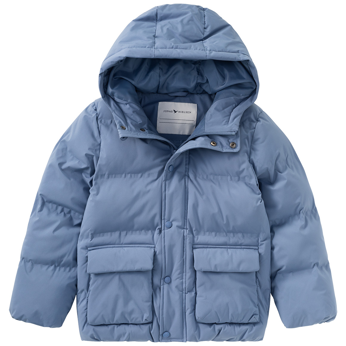 Pufferjas voor kinderen in effen kleur