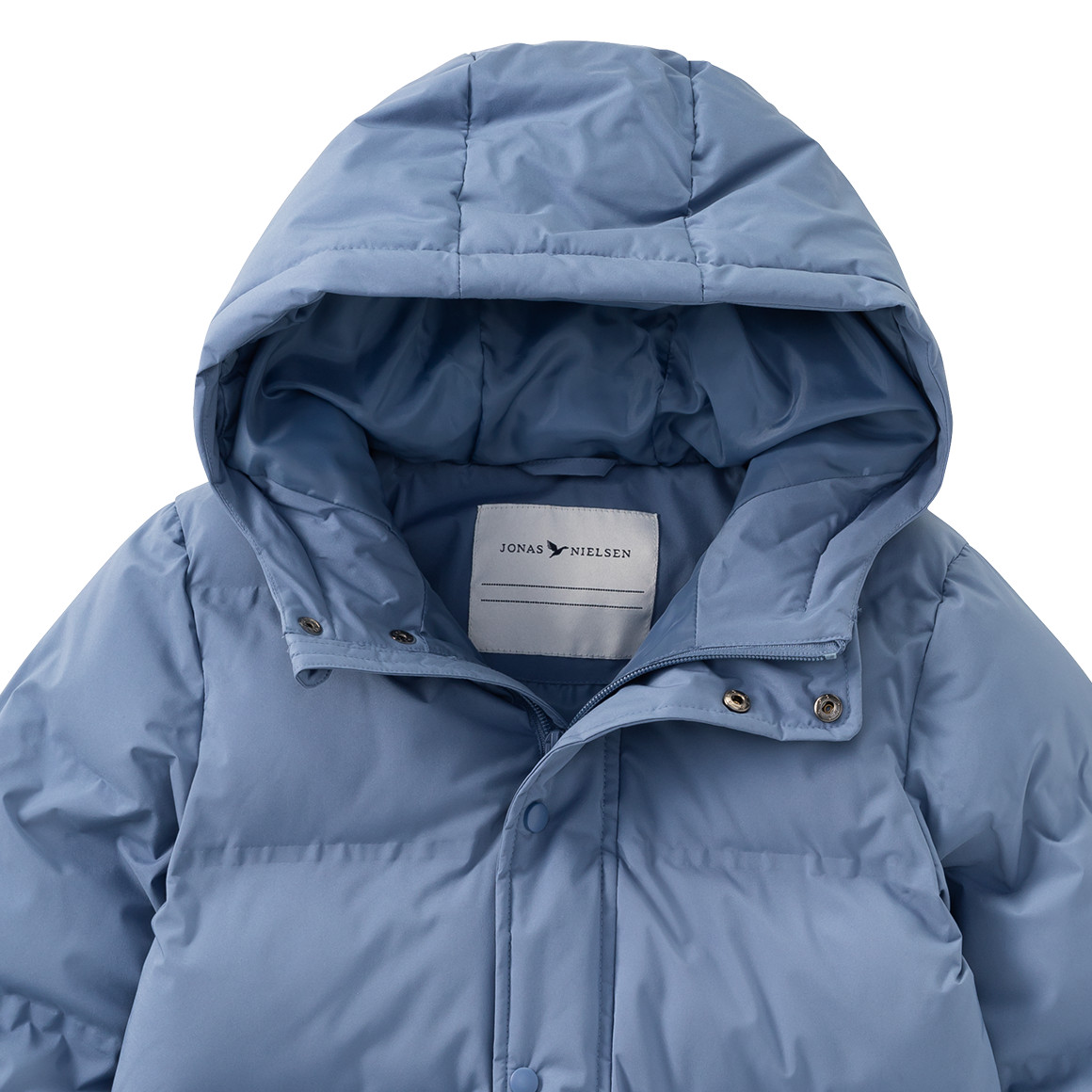 Pufferjas voor kinderen in effen kleur