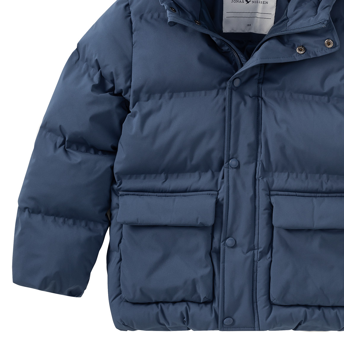 Kinderpufferjack in effen kleuren