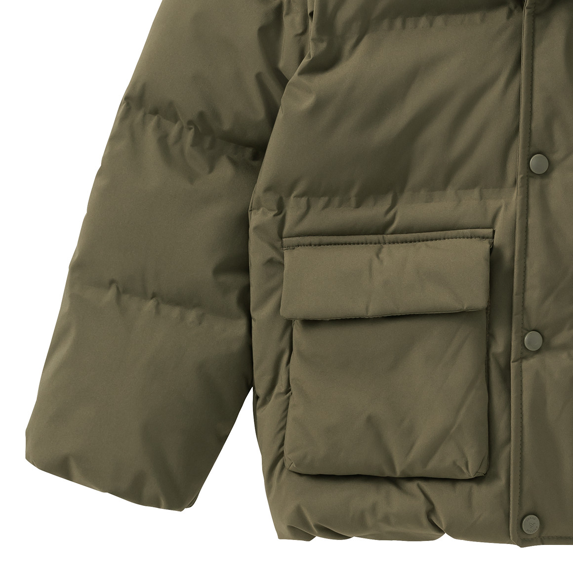 Kinderpufferjack in effen kleuren