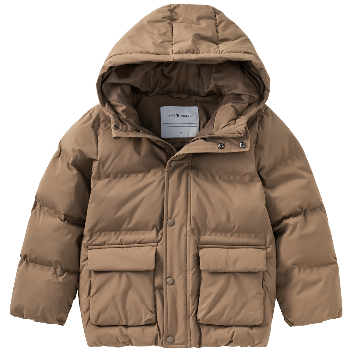 Kinderpufferjack in effen kleuren