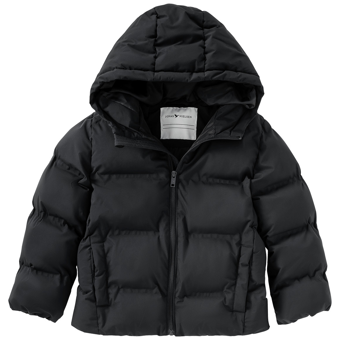 Pufferjack voor meisjes in effen kleuren