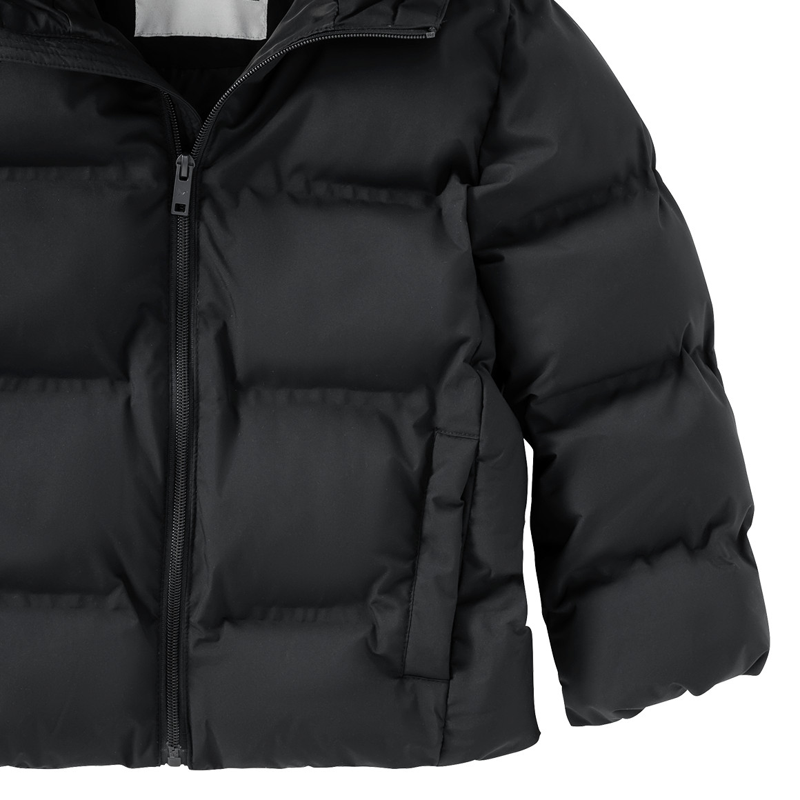 Pufferjack voor meisjes in effen kleuren