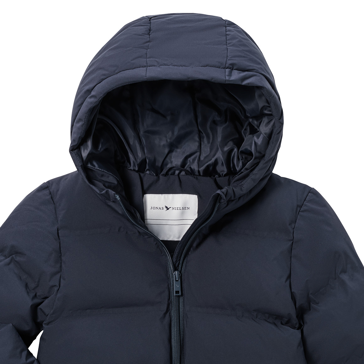 Pufferjack voor meisjes in effen kleuren