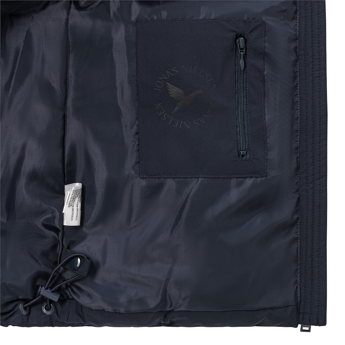 Pufferjack voor meisjes in effen kleuren