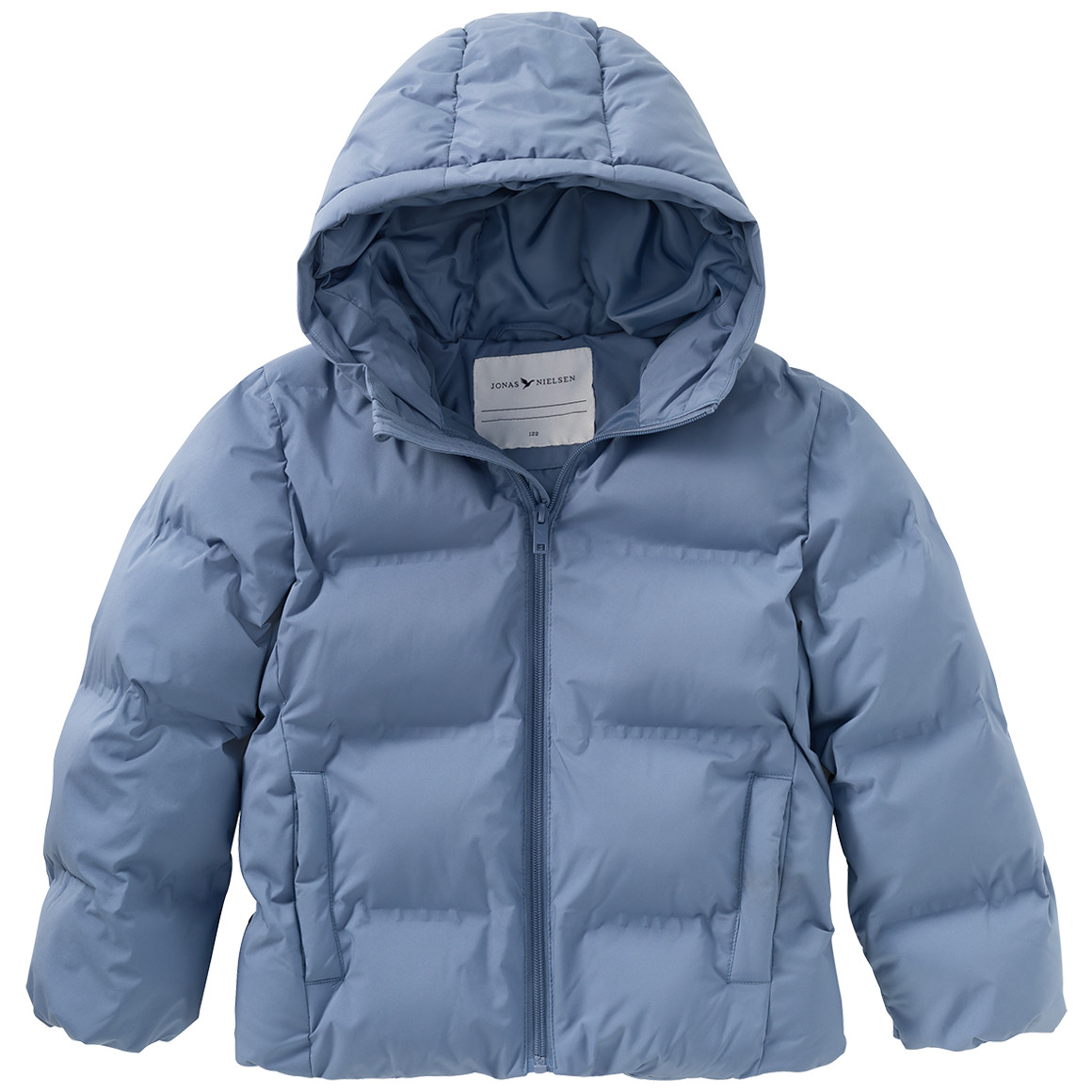 Pufferjack voor meisjes in effen kleuren