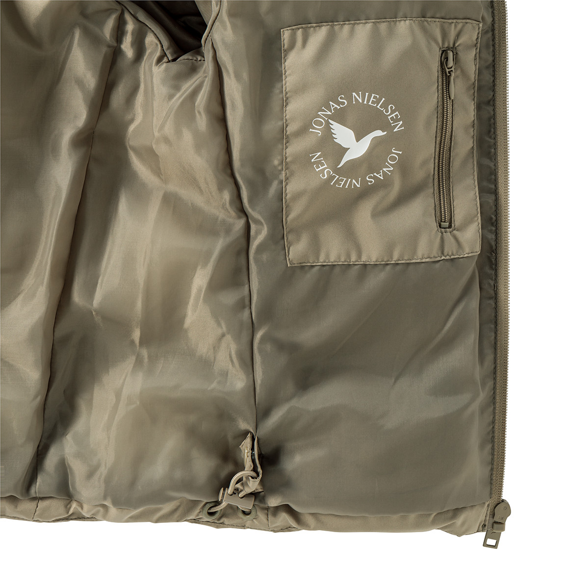 Pufferjack voor meisjes in effen kleuren