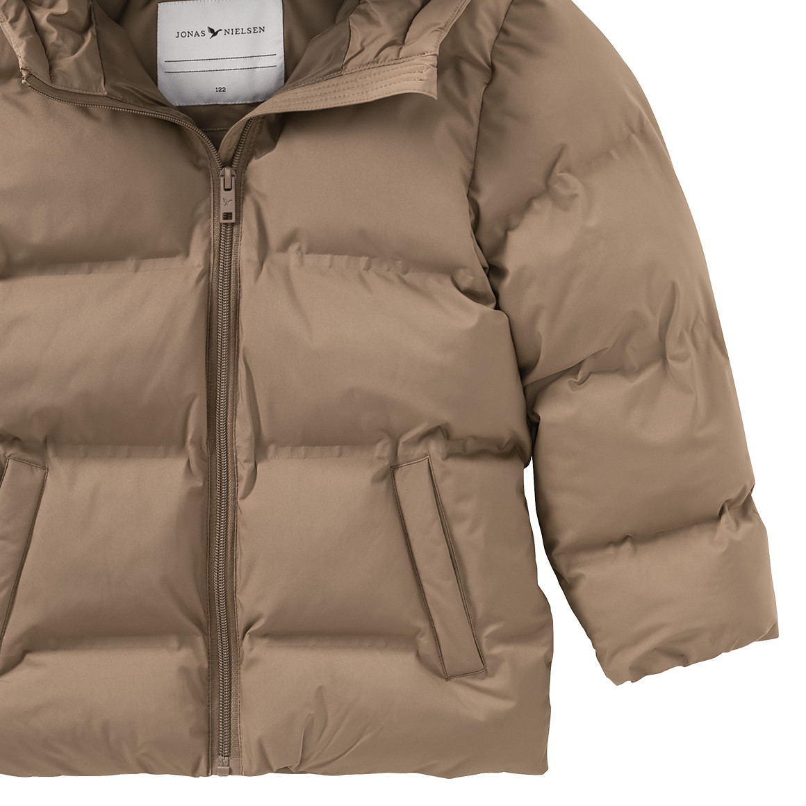 Pufferjack voor jongens in effen kleuren