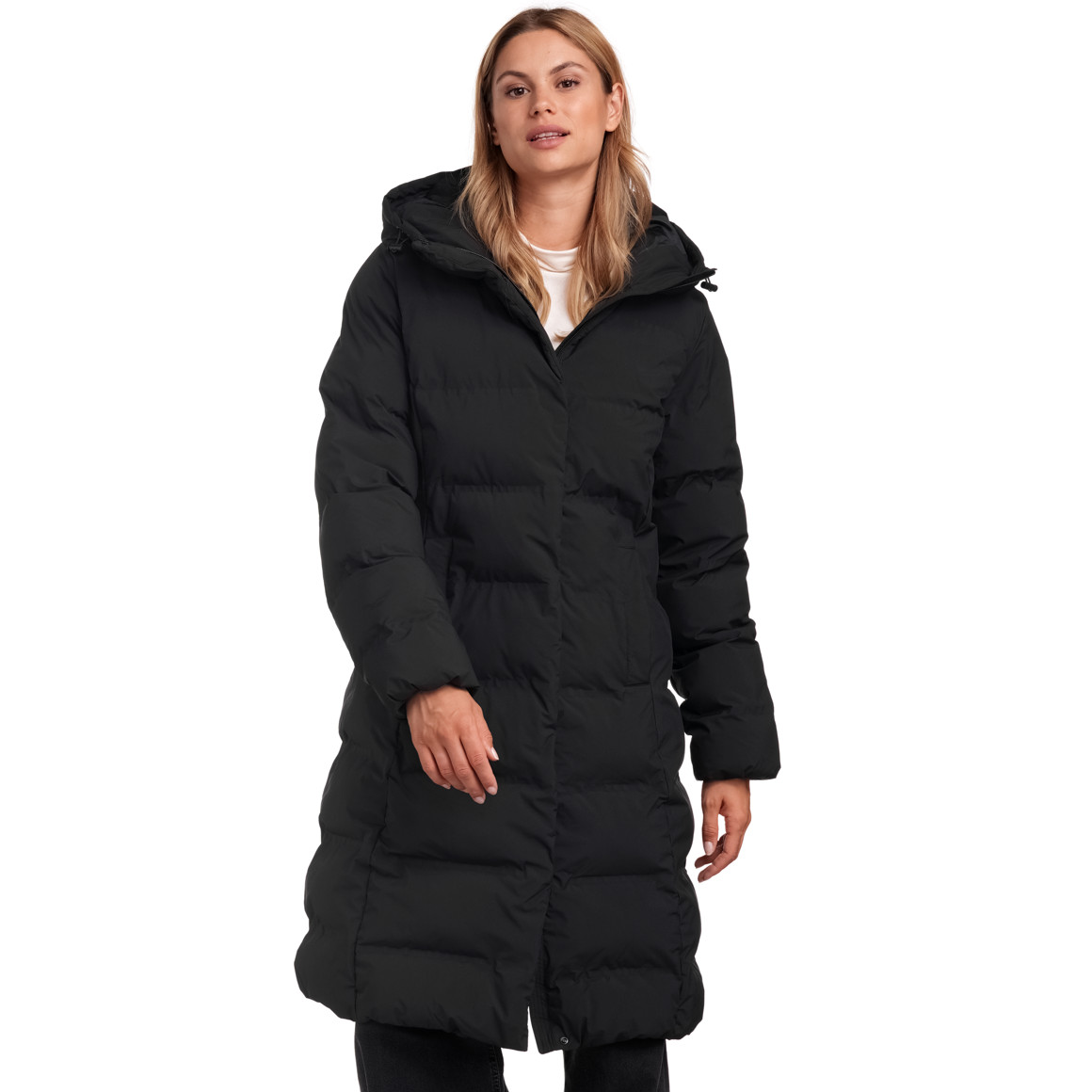 Damen Puffermantel mit Kapuze