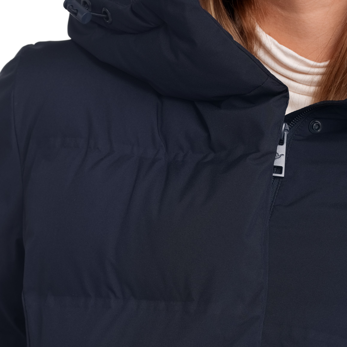 Dames pufferjas met capuchon