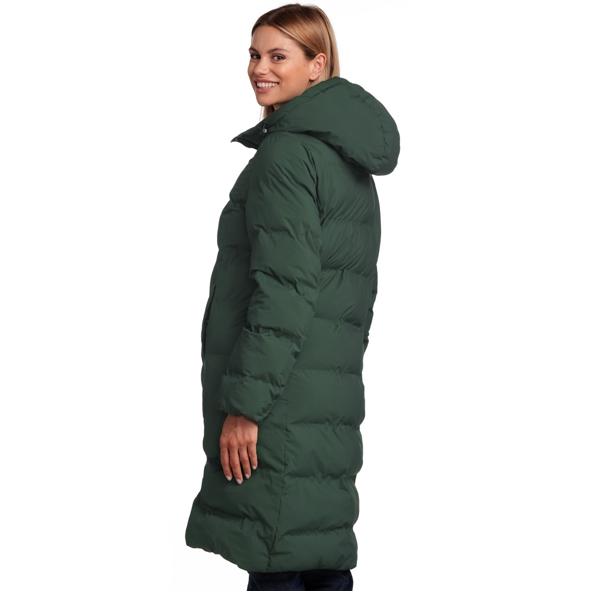 Damen Puffermantel mit Kapuze