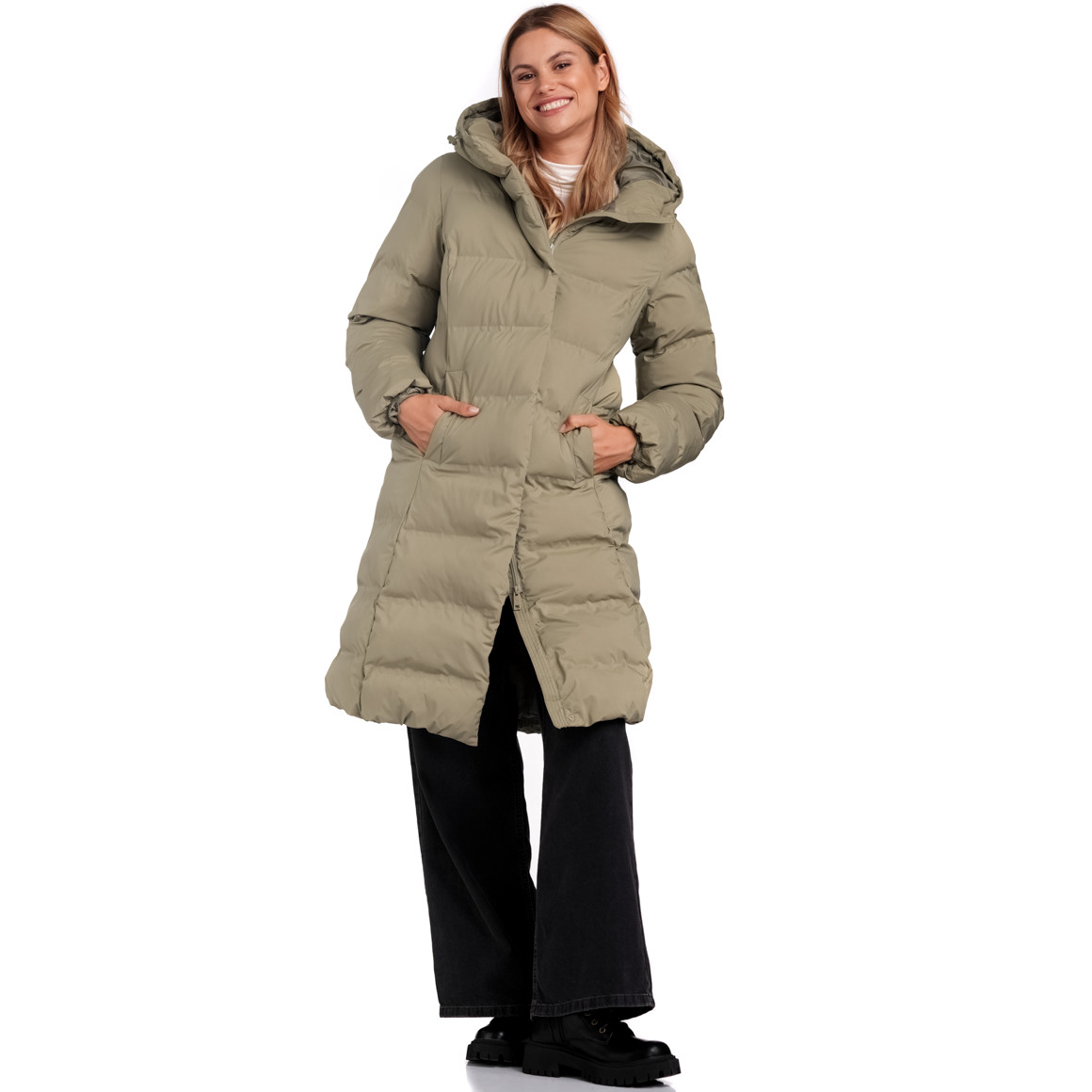 Dames pufferjas met capuchon