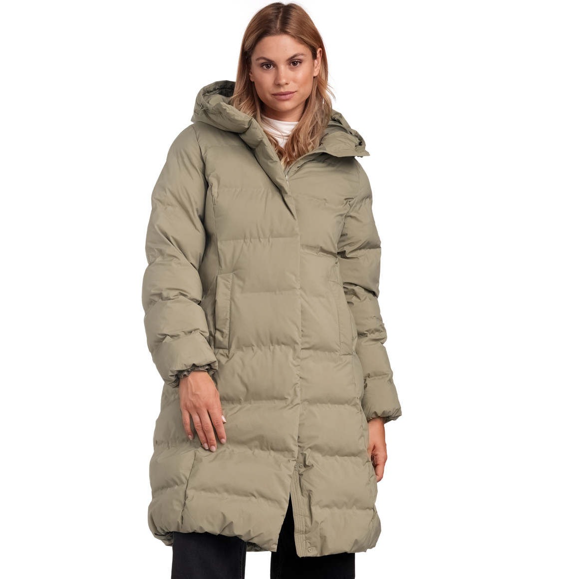 Dames pufferjas met capuchon