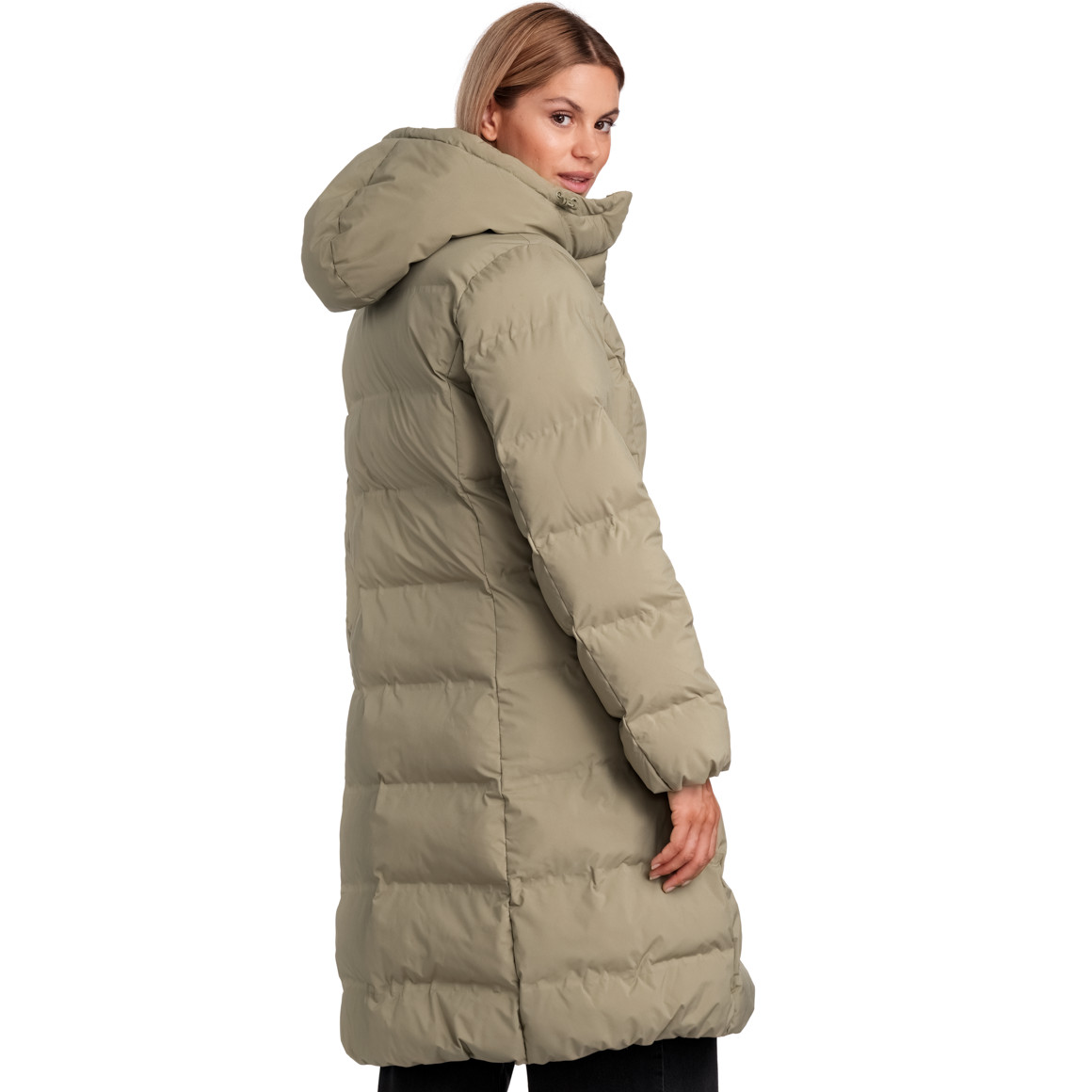 Dames pufferjas met capuchon