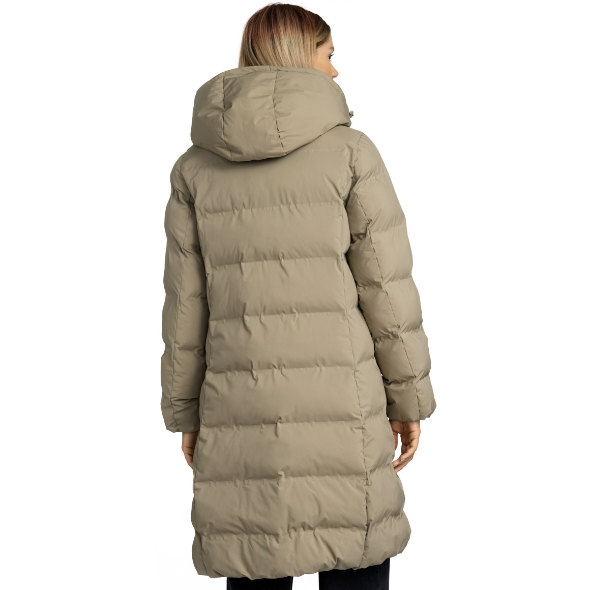 Dames pufferjas met capuchon