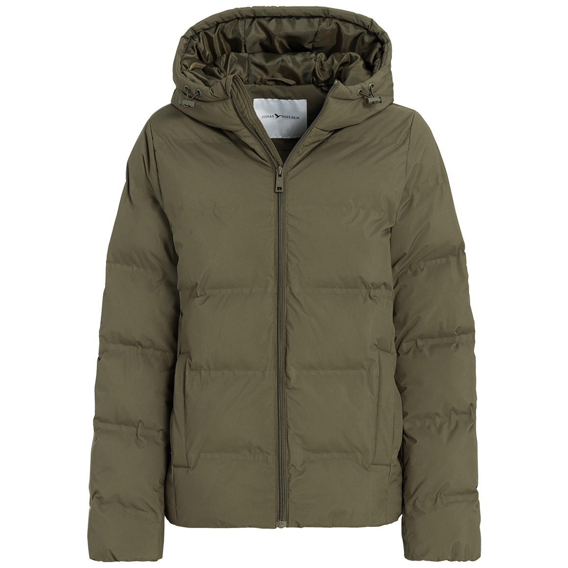 Dames pufferjack in effen kleuren