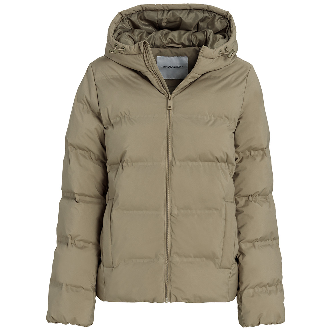 Dames pufferjack in effen kleuren