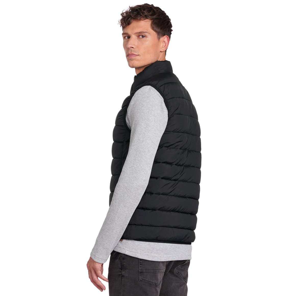 Heren gewatteerd vest