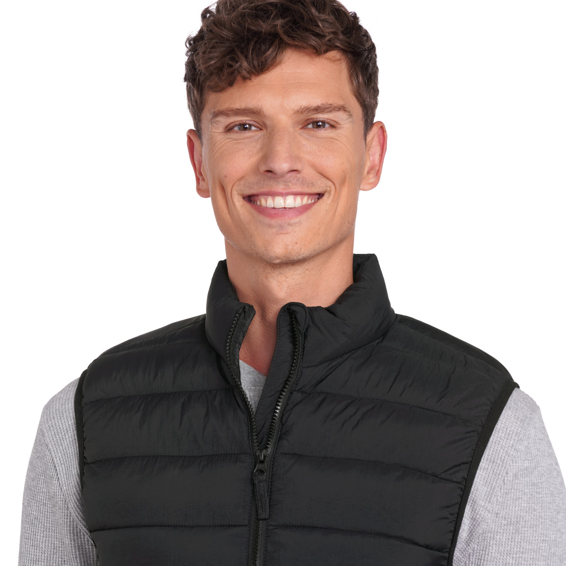 Heren gewatteerd vest