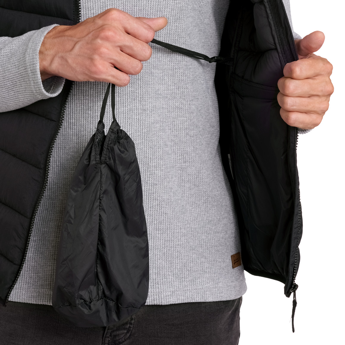 Heren gewatteerd vest